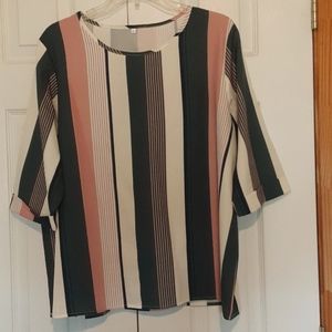 NWOT Women's Striped Blouse